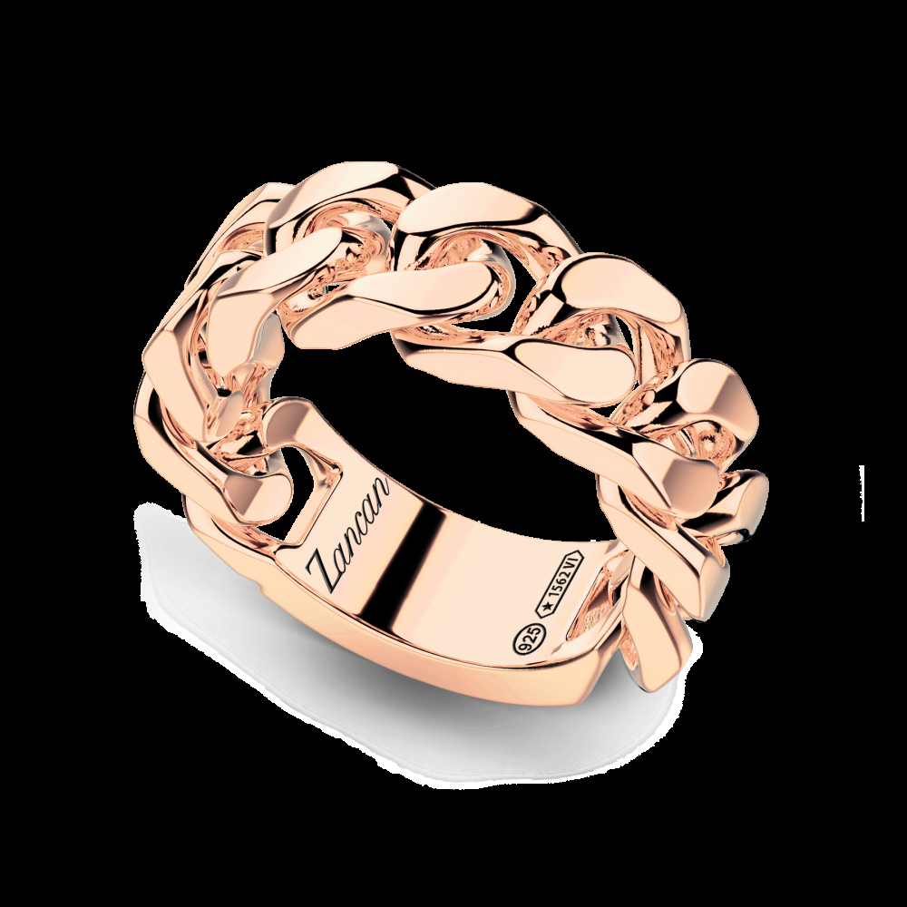 Zancan Anello in argento con groumette Shopping Online