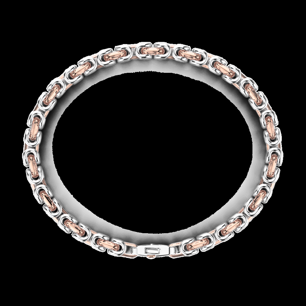 Zancan Bracciale da uomo Zancan catena in argento e oro 18k Nuova