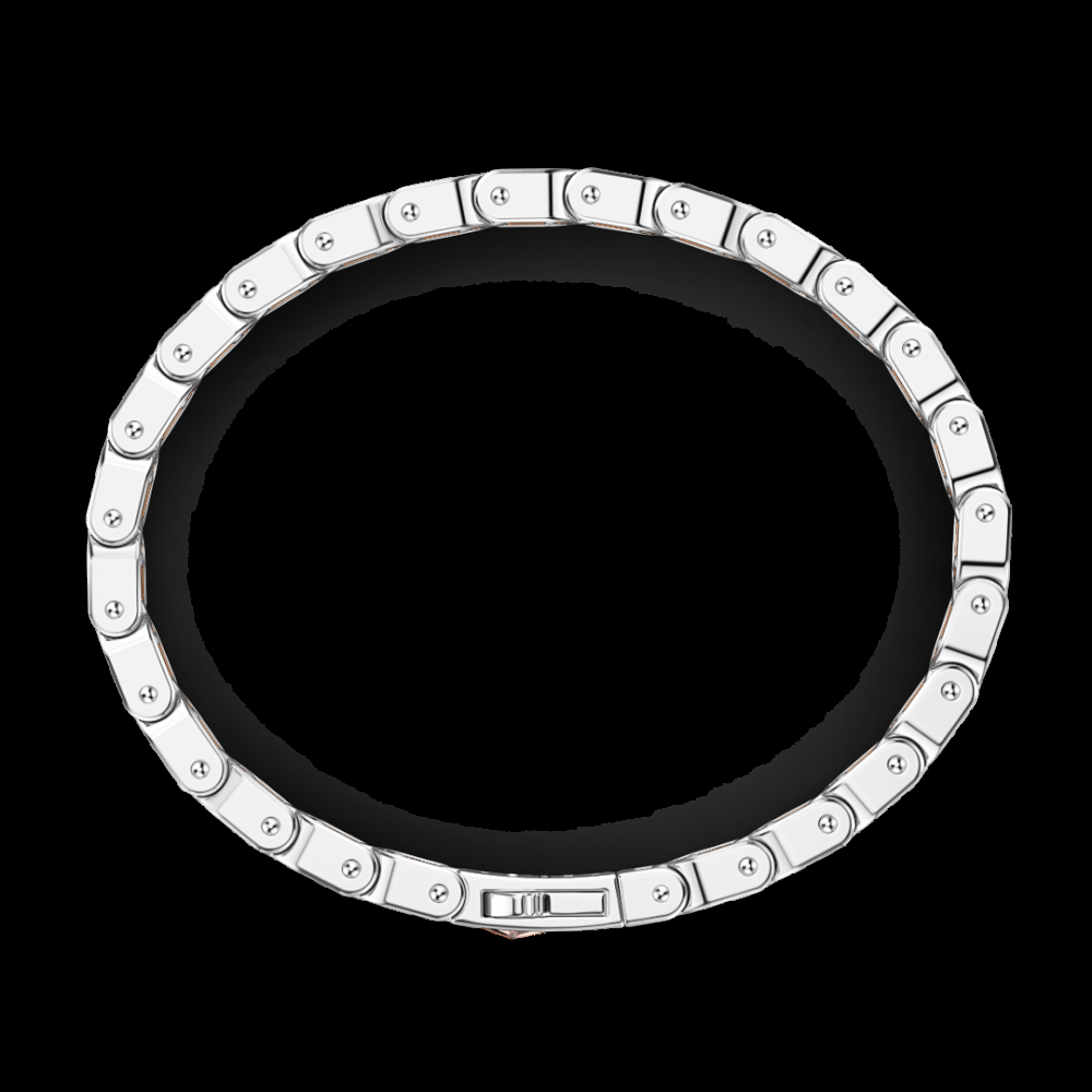 Zancan Bracciale da uomo Zancan in argento e oro rosa Italy