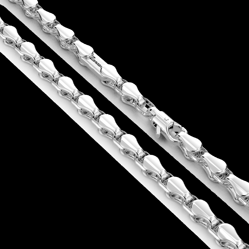 Zancan Collana Zancan solo maglia in argento Negozi Online