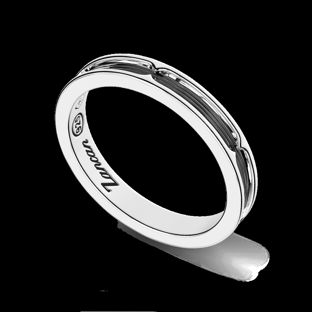 Zancan Anello a fede Zancan in argento brunito Promozione Limitata