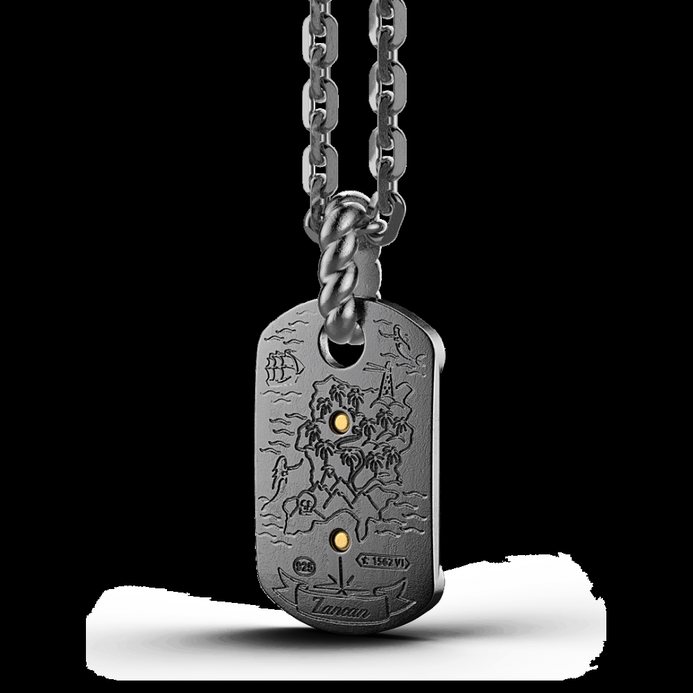 Zancan Collana Zancan in argento brunito con veliero Online