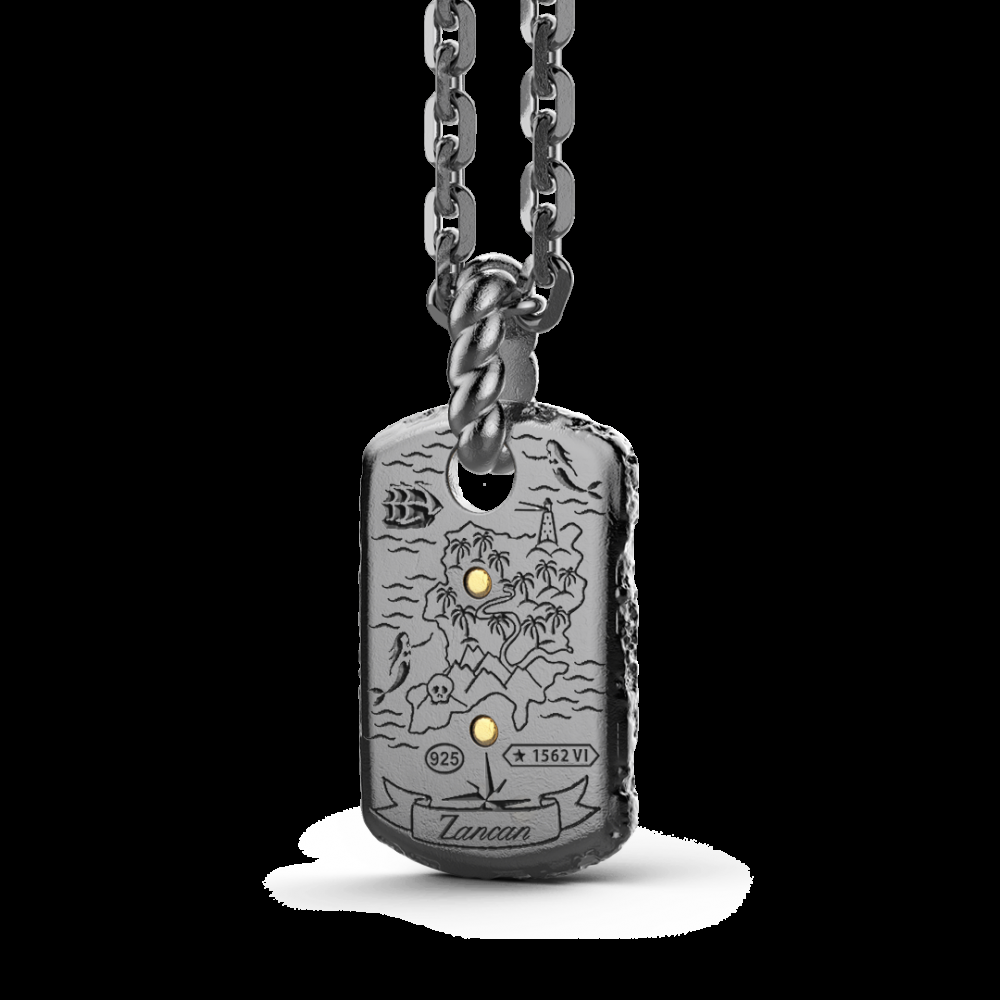 Zancan Collana Zancan in argento brunito con sommozzatore Offerte