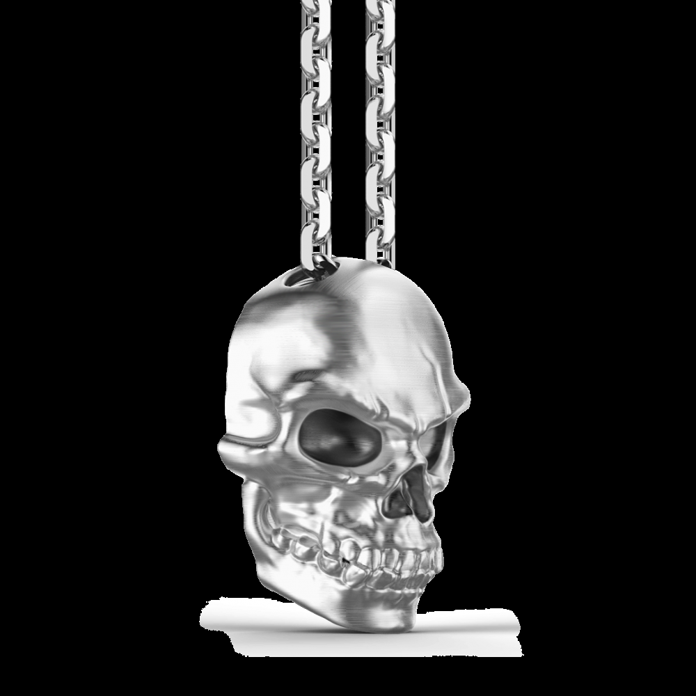 Zancan Collana Zancan in argento con pendente a teschio Negozi Online