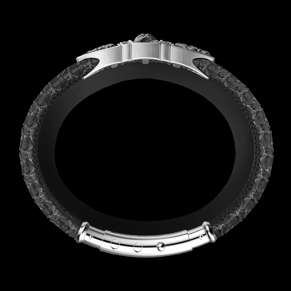 Zancan Bracciale Zancan in pelle di con teschio Vendita Calda