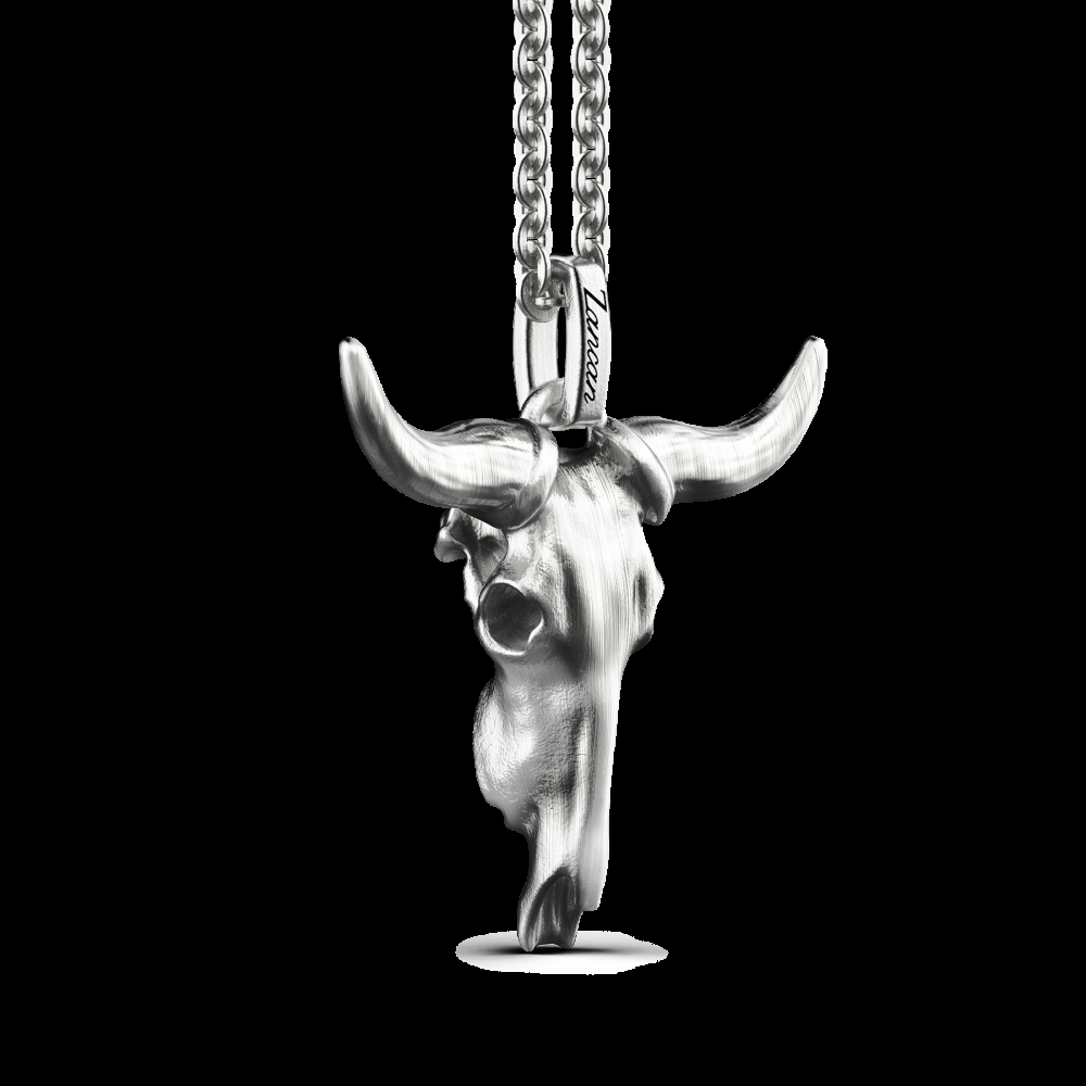 Zancan Collana Zancan in argento con pendente a bufalo Pezzi Unici
