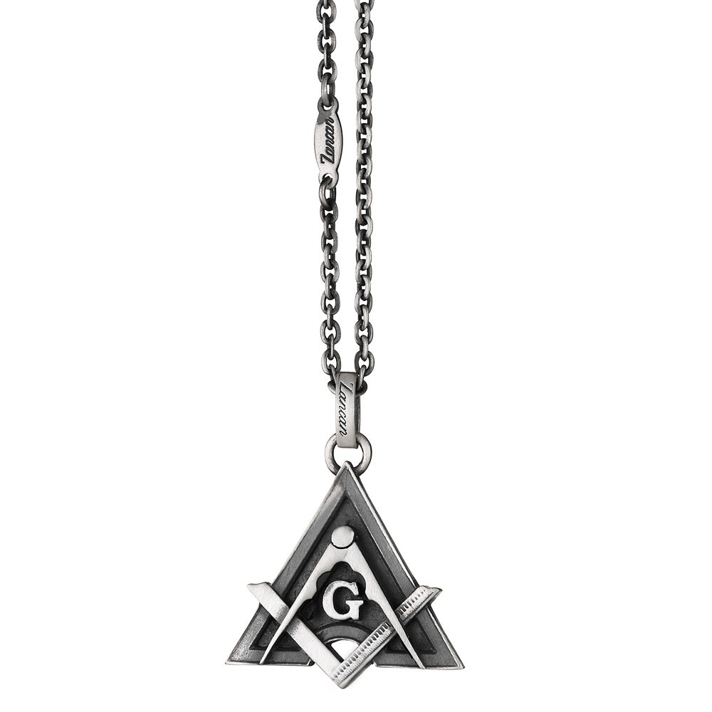 Zancan Collana Zancan in argento con pendente massonico Fino Al -60%
