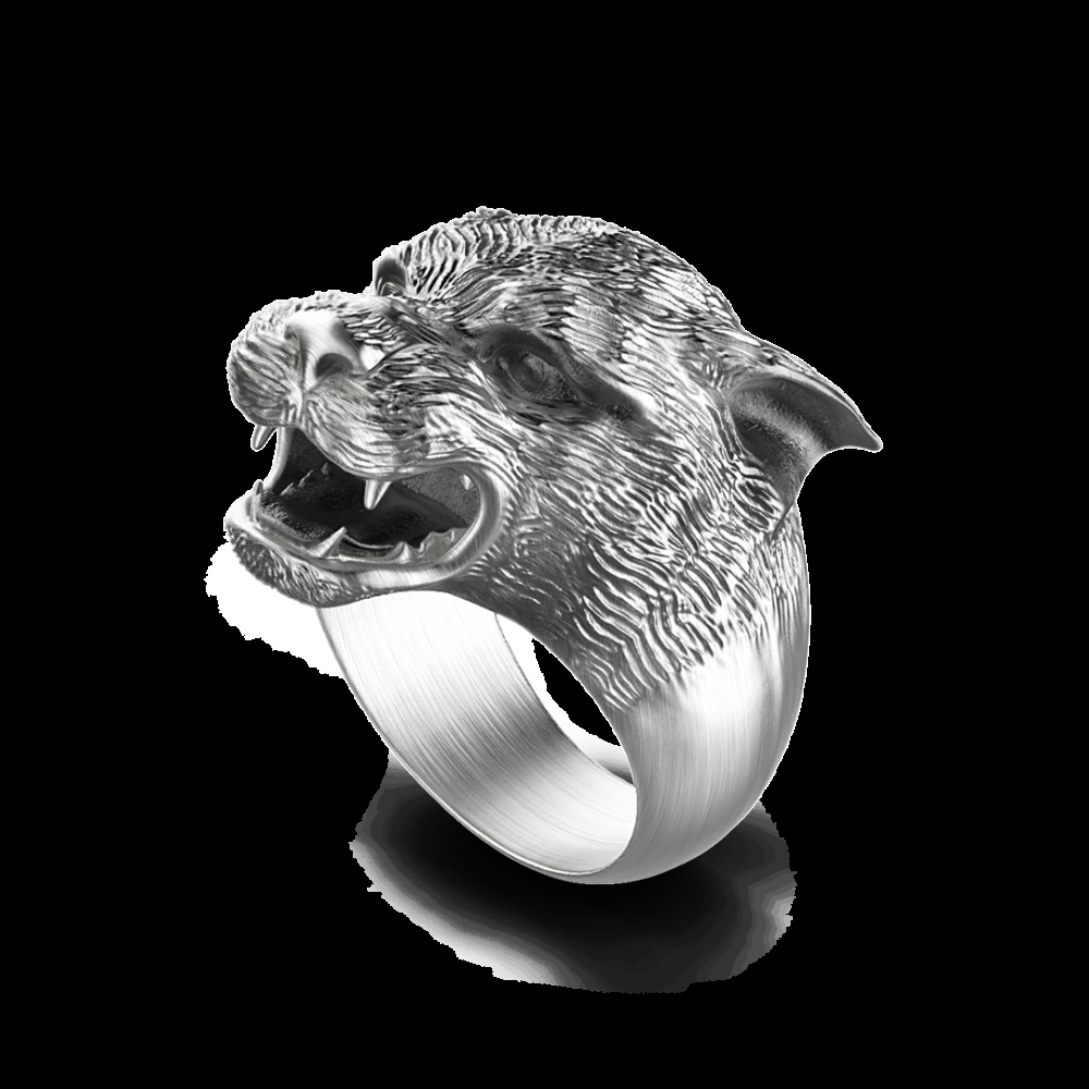 Zancan Anello Zancan pantera in argento con finitura vintage Sottocosto