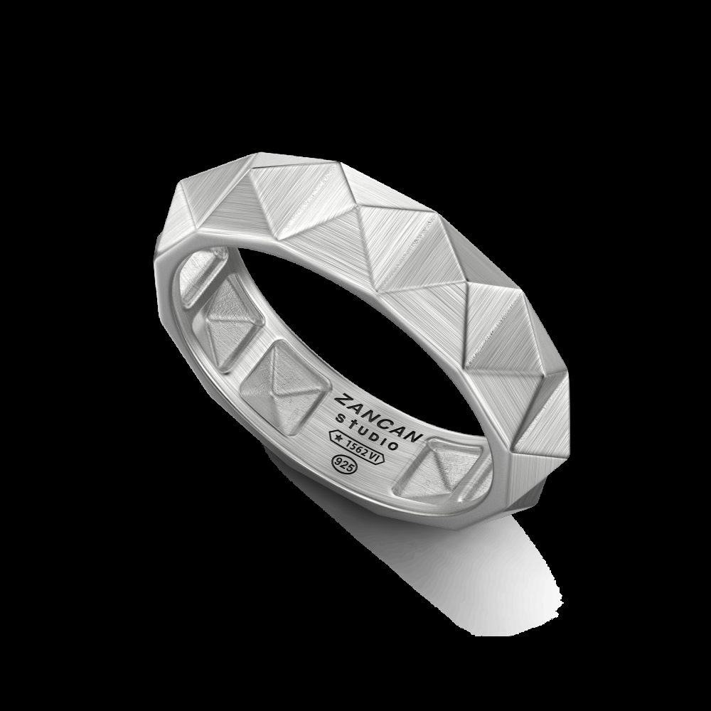 Zancan Anello Zancan Studio in argento Economico