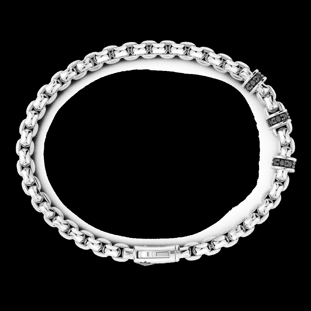 Zancan Bracciale solo maglia Zancan in argento Vendita Calda