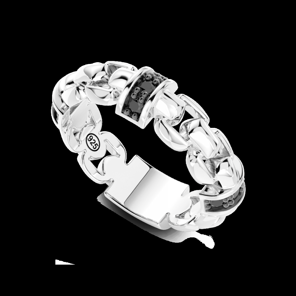 Zancan Anello Zancan in argento con pietre naturali Saldi Di Fabbrica