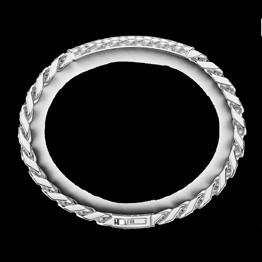 Zancan Bracciale Zancan in argento con targa centrale In Saldo