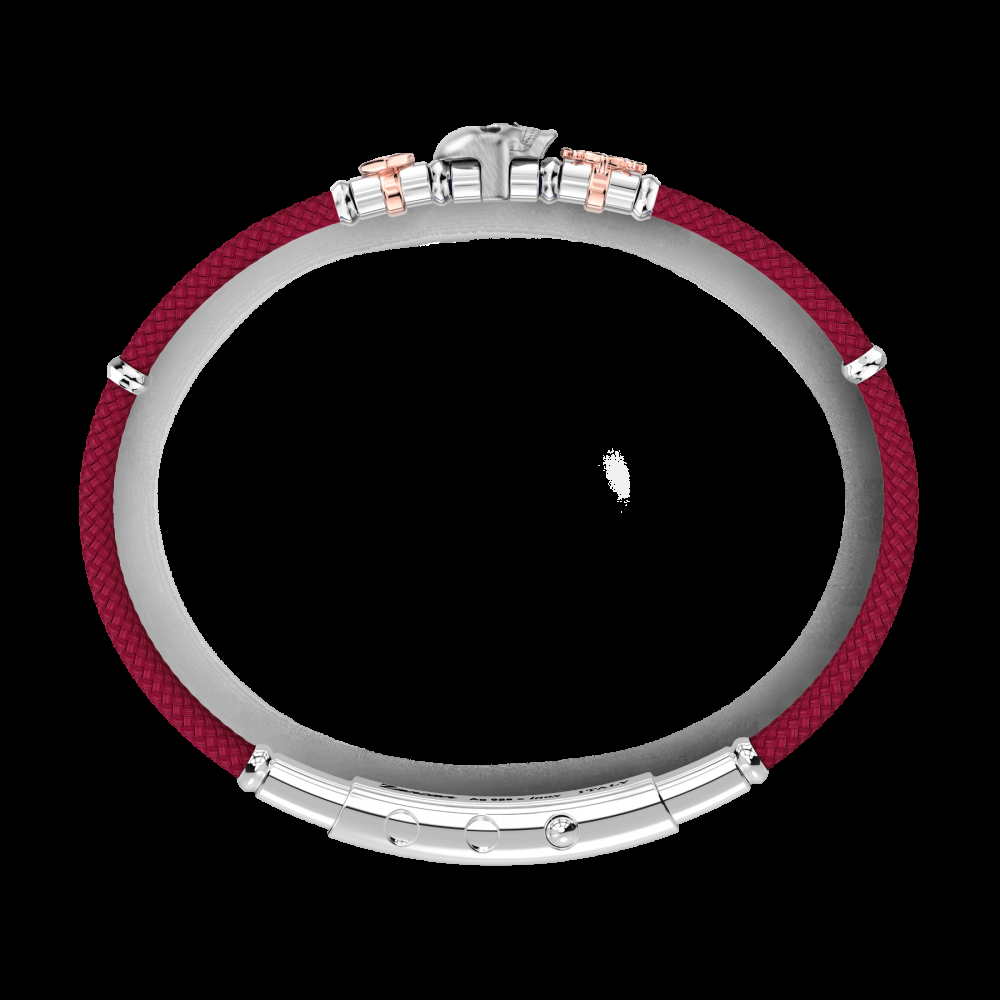 Zancan Bracciale Zancan in kevlar con teschio ed elementi nautici Comprane uno, ottenene uno gratis