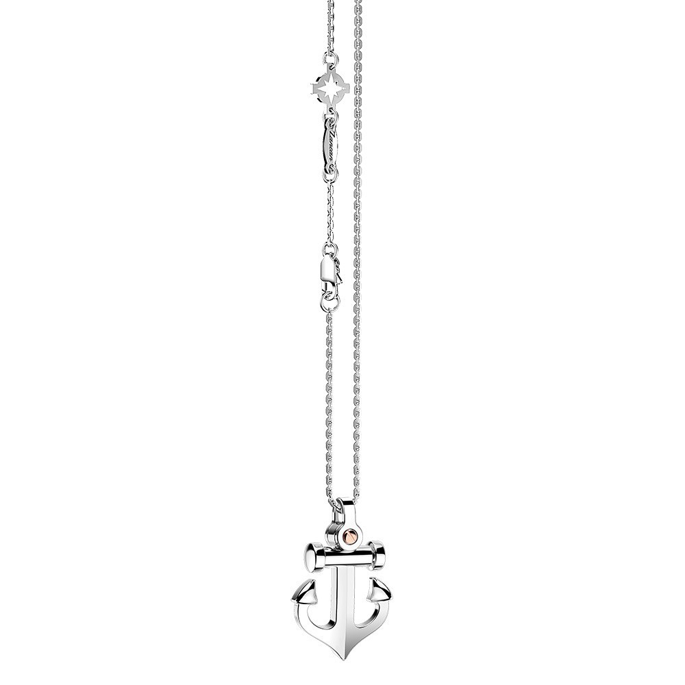 Zancan Collana Zancan in argento con pendente ad ancora Prezzo basso
