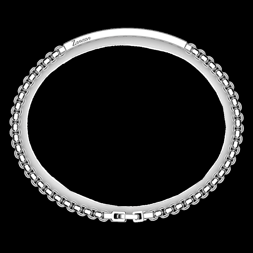 Zancan Bracciale Zancan in argento con pietre naturali Officina