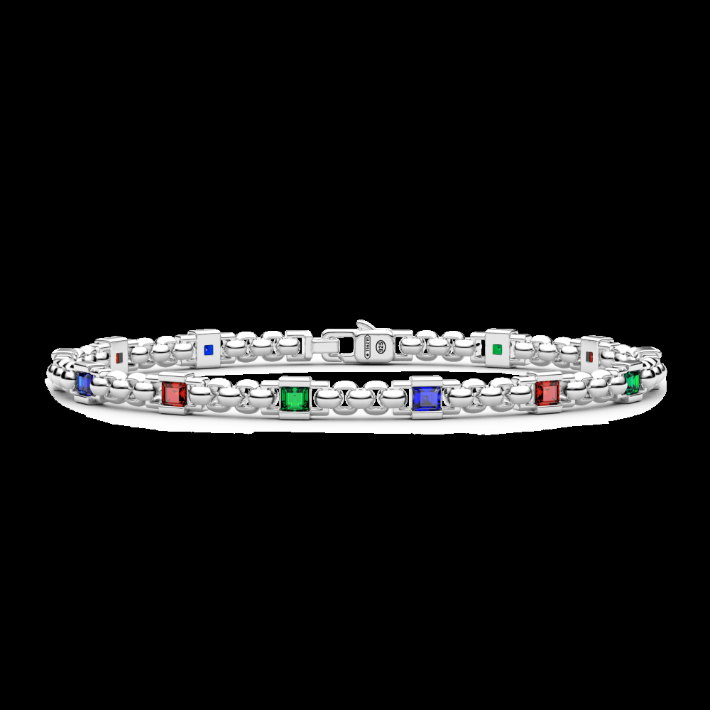 Zancan Bracciale Zancan in argento con pietre naturali Vendita
