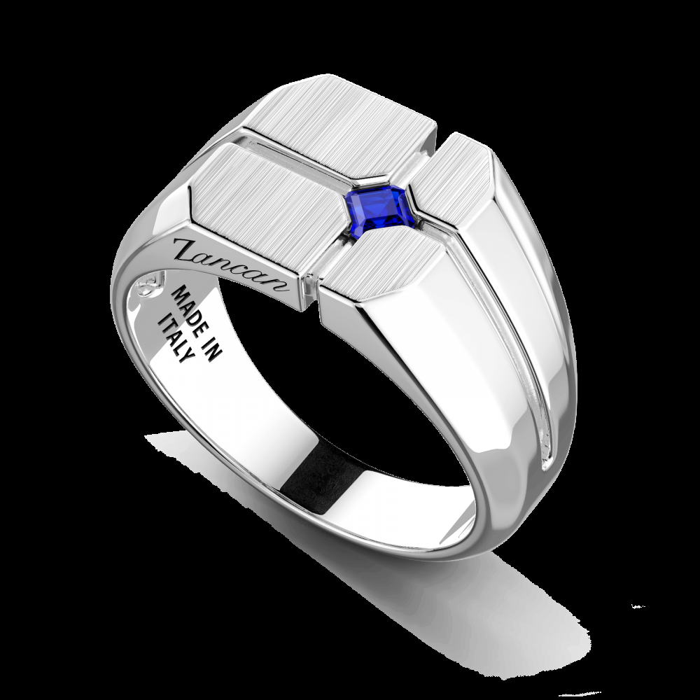 Zancan Anello chevalier Zancan in argento e pietre naturali Consegna Veloce