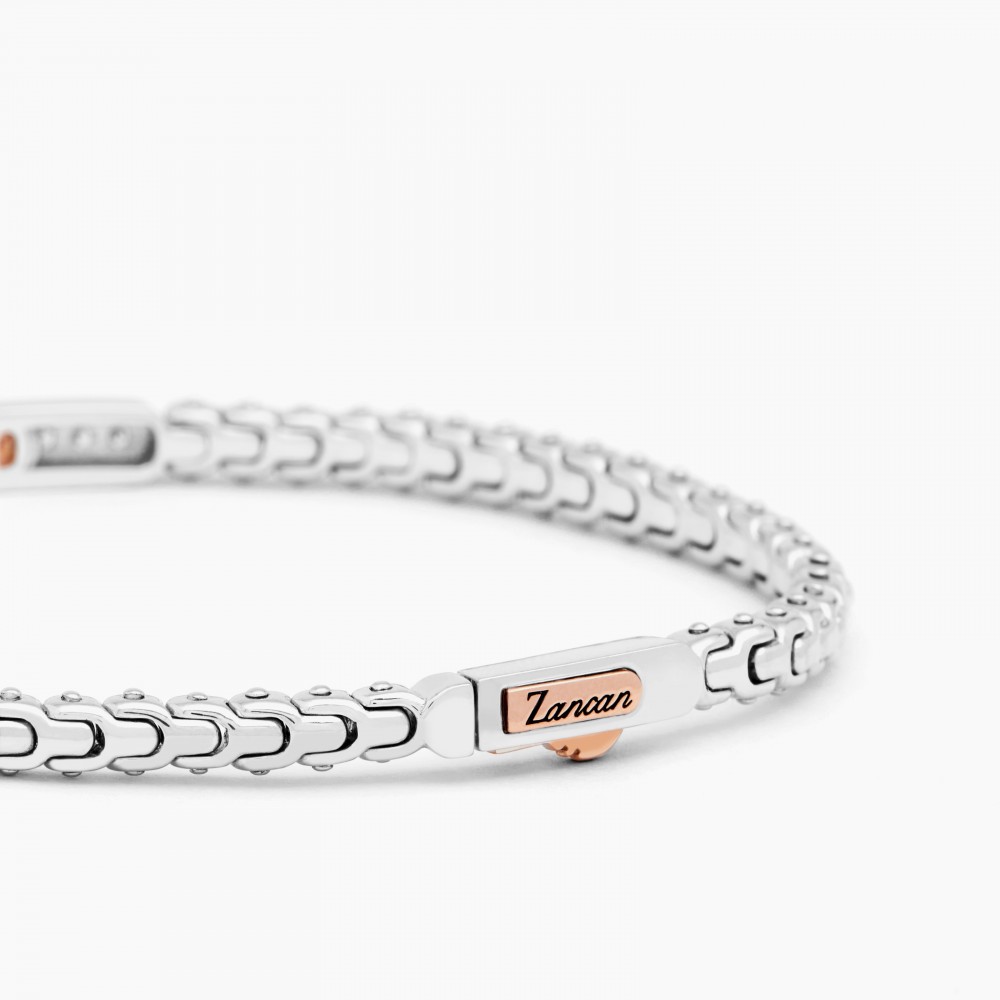 Zancan Bracciale Zancan in oro bianco con diamanti Sottocosto