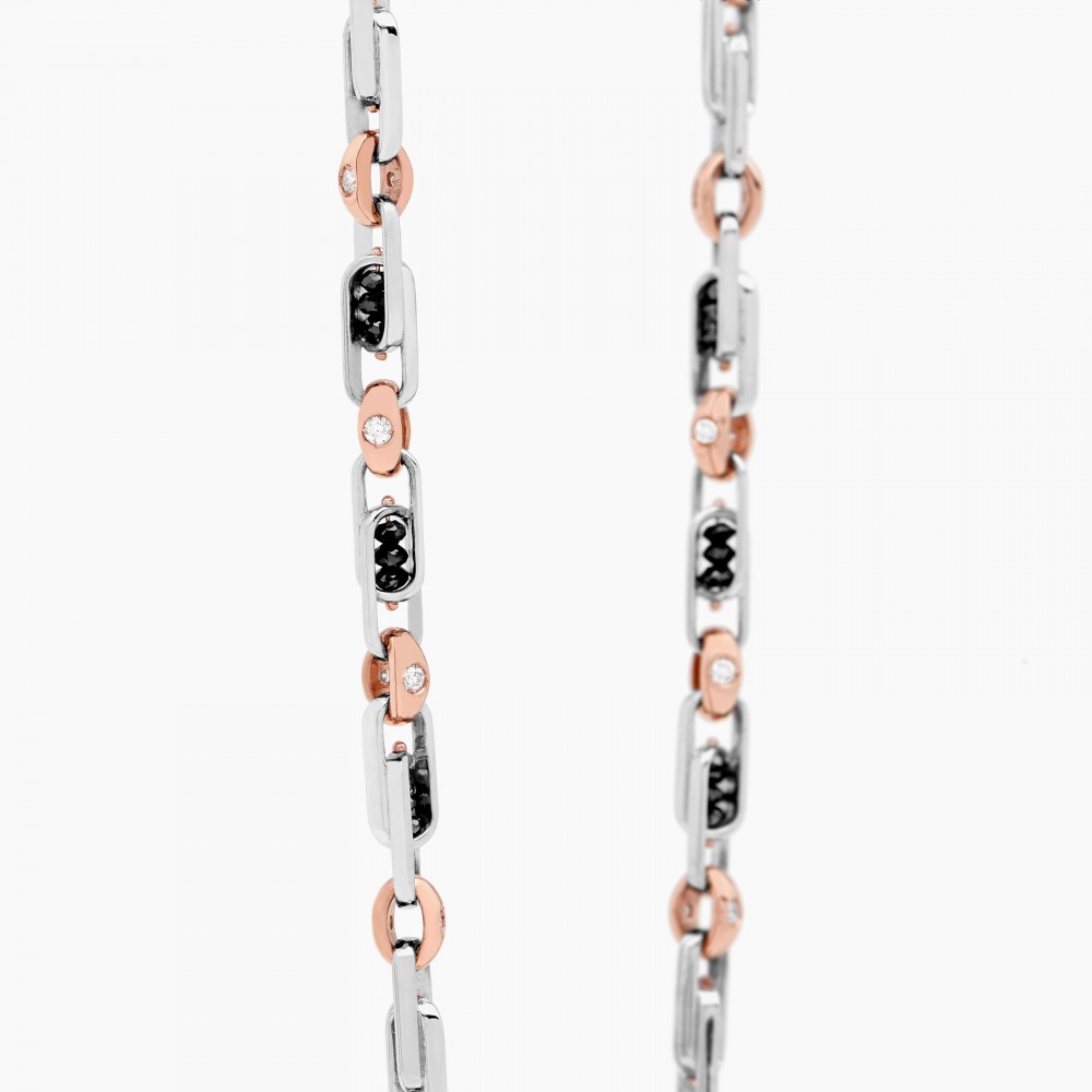 Zancan Collana Zancan in oro bianco con diamanti Convenienza