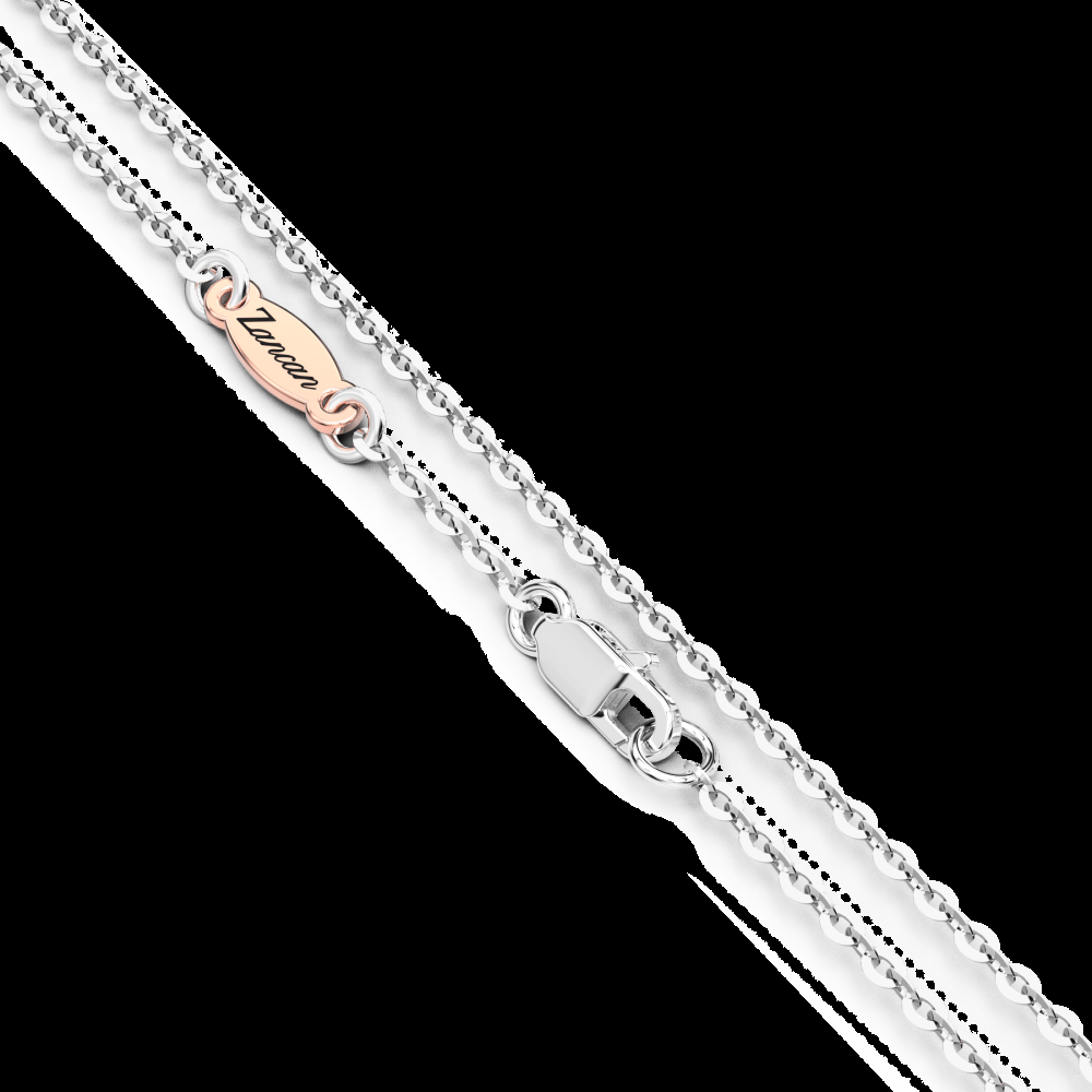 Zancan Collana Zancan in oro con pendente a croce e diamanti Black Friday