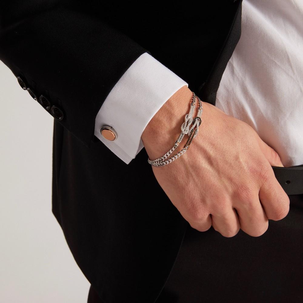 Zancan Bracciale Zancan in oro bianco con diamanti Offerta Pasqua