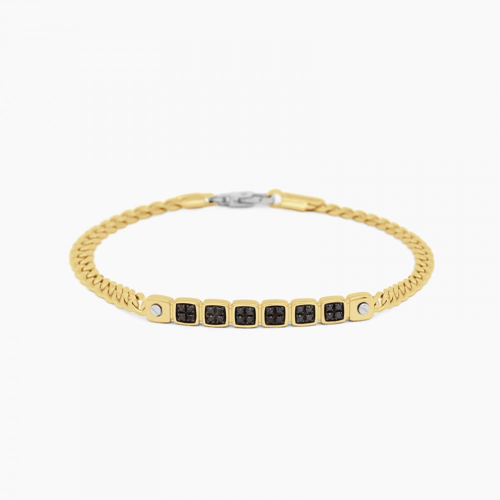 Zancan Bracciale Zancan in oro giallo con diamanti Latest fashion
