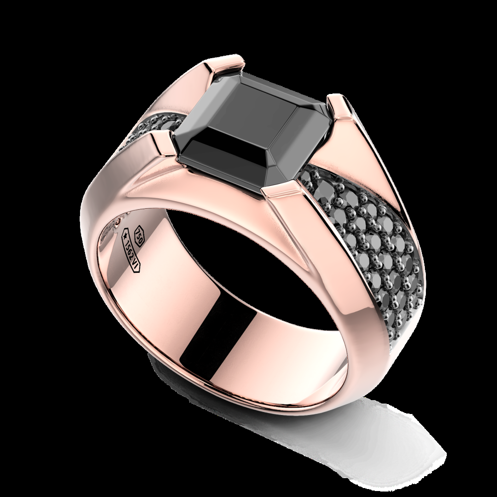 Zancan Anello Zancan in oro 18kt con diamante nero Comprane uno, ottenene uno gratis