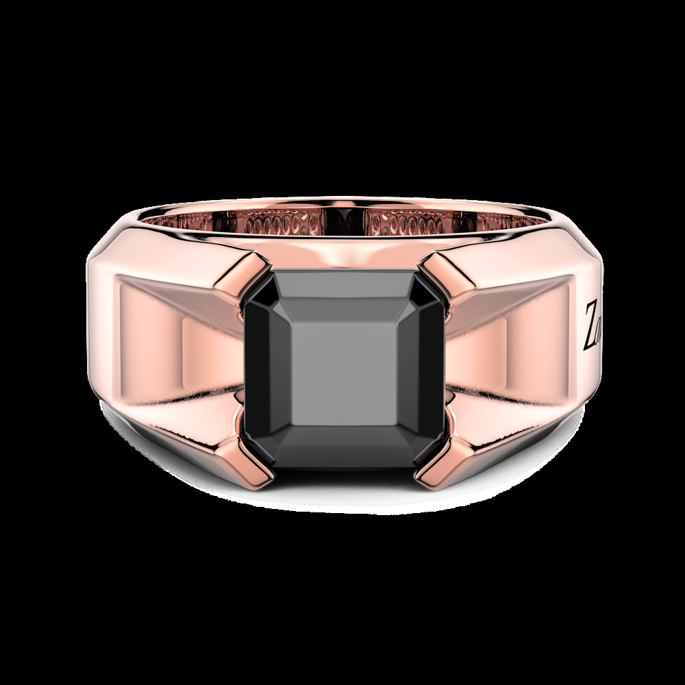 Zancan Anello Zancan in oro 18kt con diamante nero