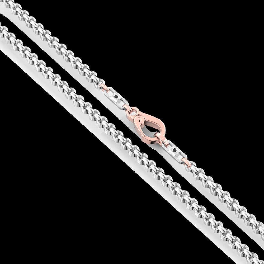 Zancan Collana Zancan in oro 18k con diamanti neri Ritorno libero