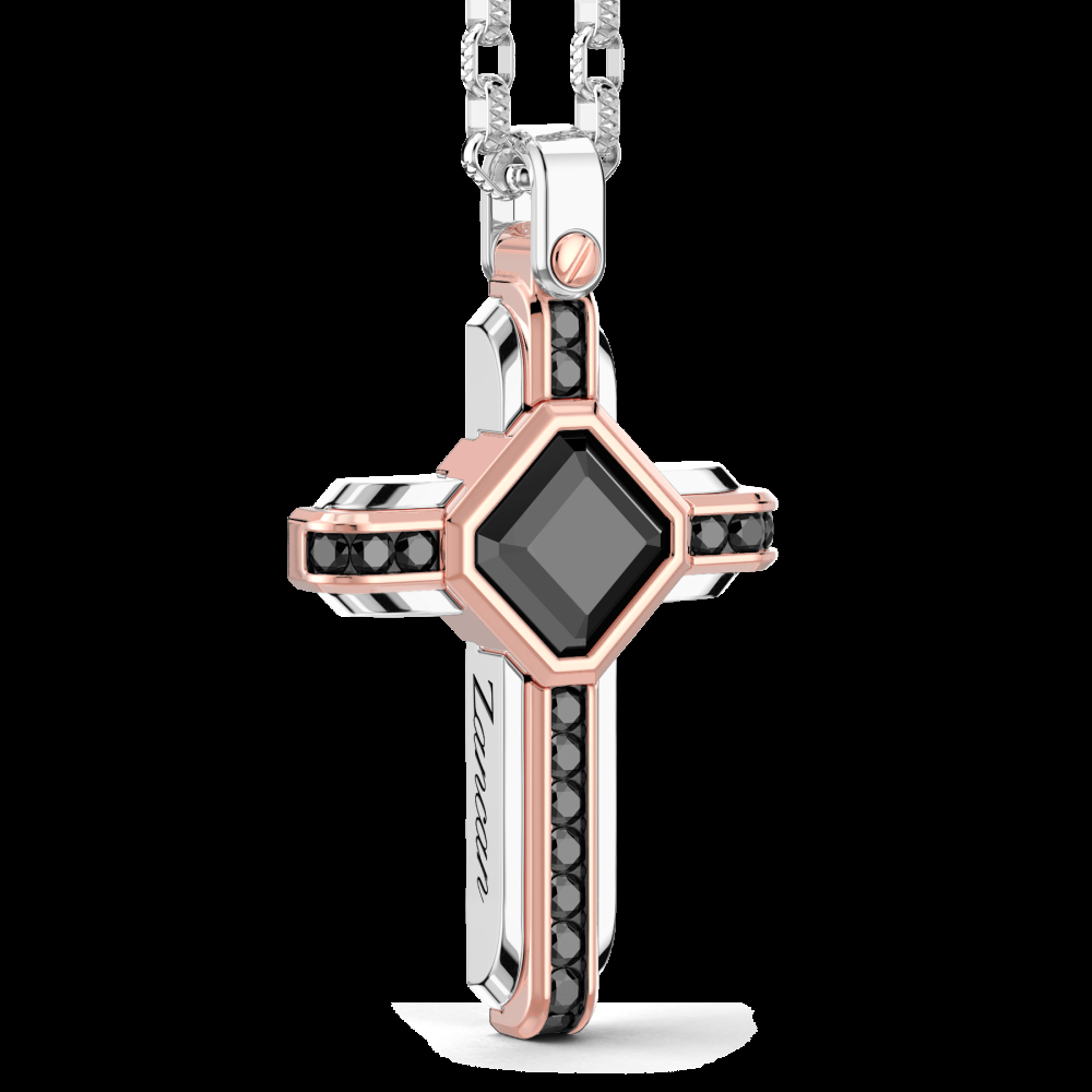 Zancan Collana Zancan in oro 18k con diamanti neri Ultimi tre giorni