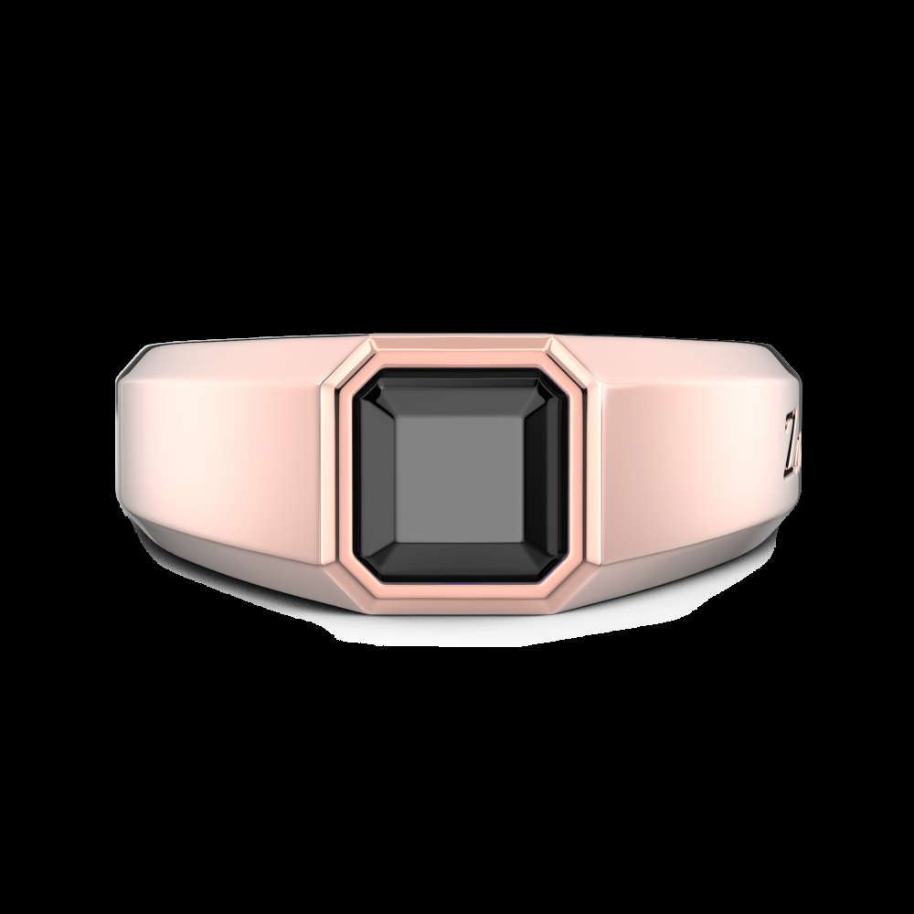 Zancan Anello Zancan in oro 18kt con diamante nero Latest stili