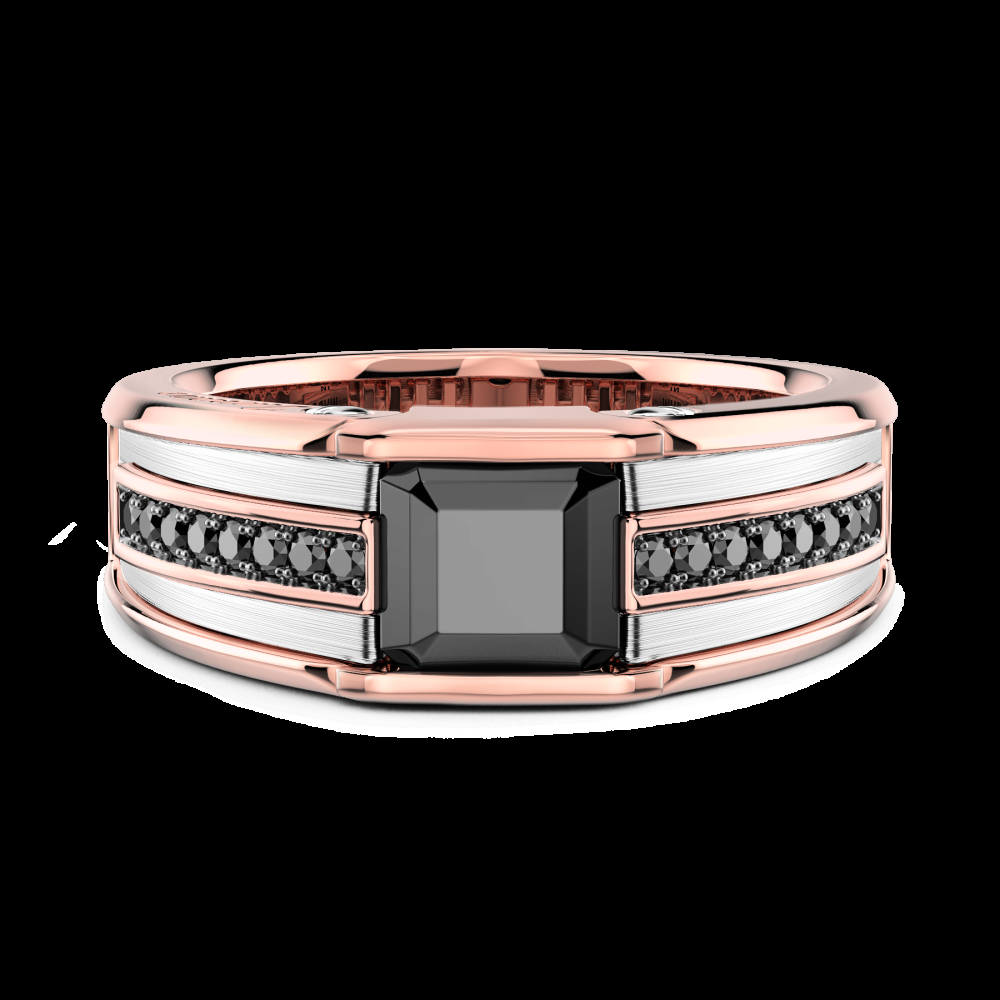 Zancan Anello Zancan in oro 18kt con diamante nero Ultimo giorno