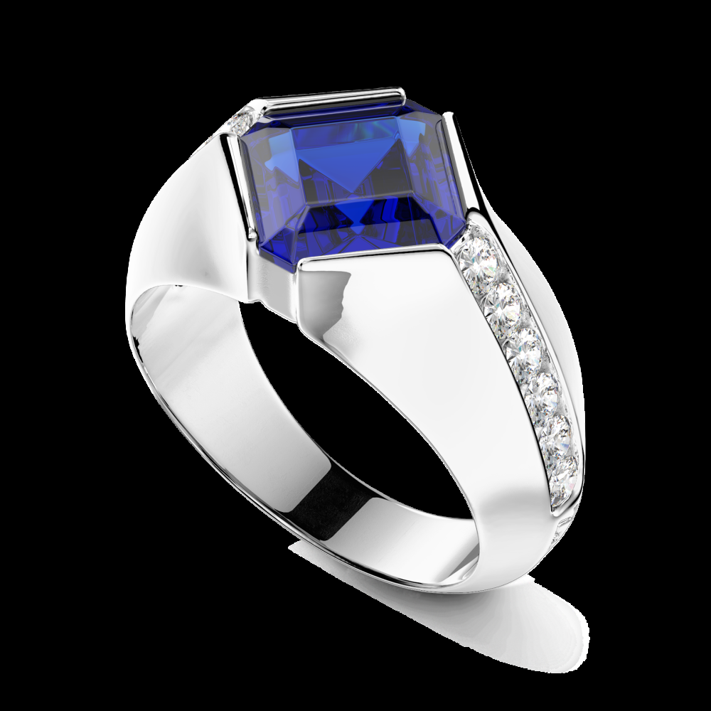 Zancan Anello Zancan in oro 18kt con zaffiro blu Promozione temporanea