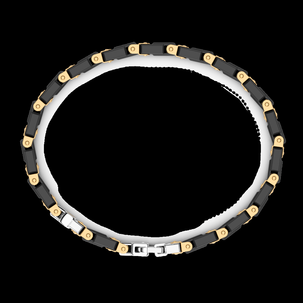 Zancan Bracciale Zancan in oro 18kt e ceramica nera 50% di sconto per tempo limitato