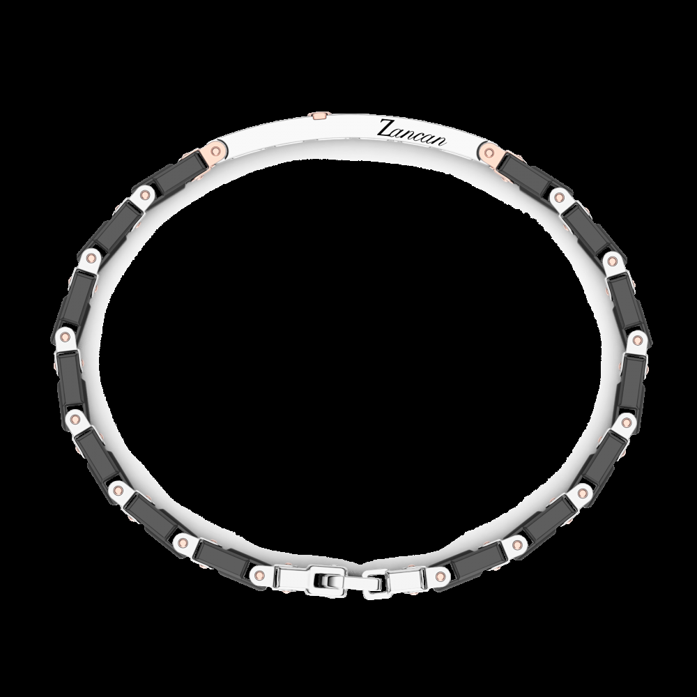 Zancan Bracciale Zancan in oro 18kt e ceramica nera 2025