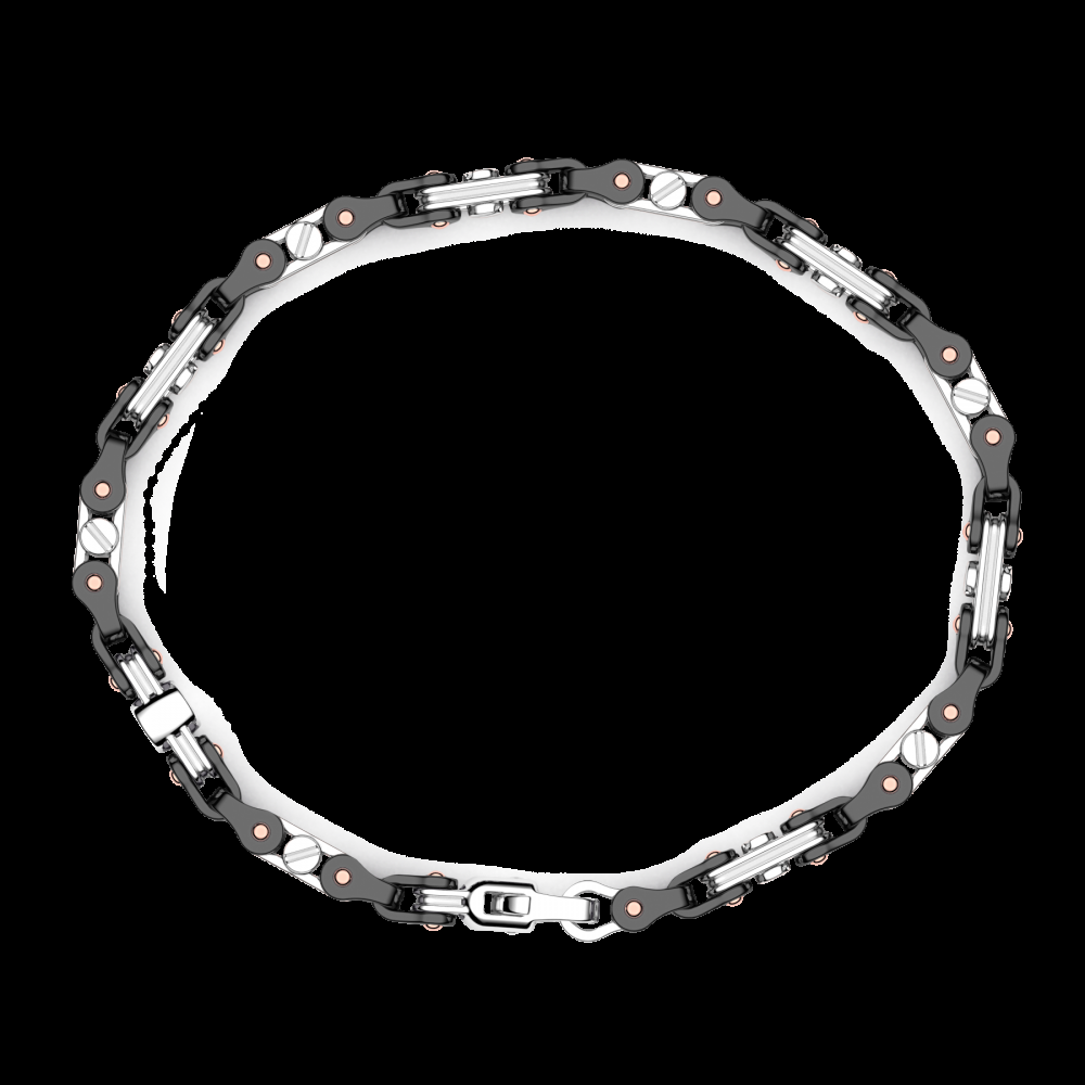 Zancan Bracciale Zancan in oro 18kt e ceramica nera Vendita