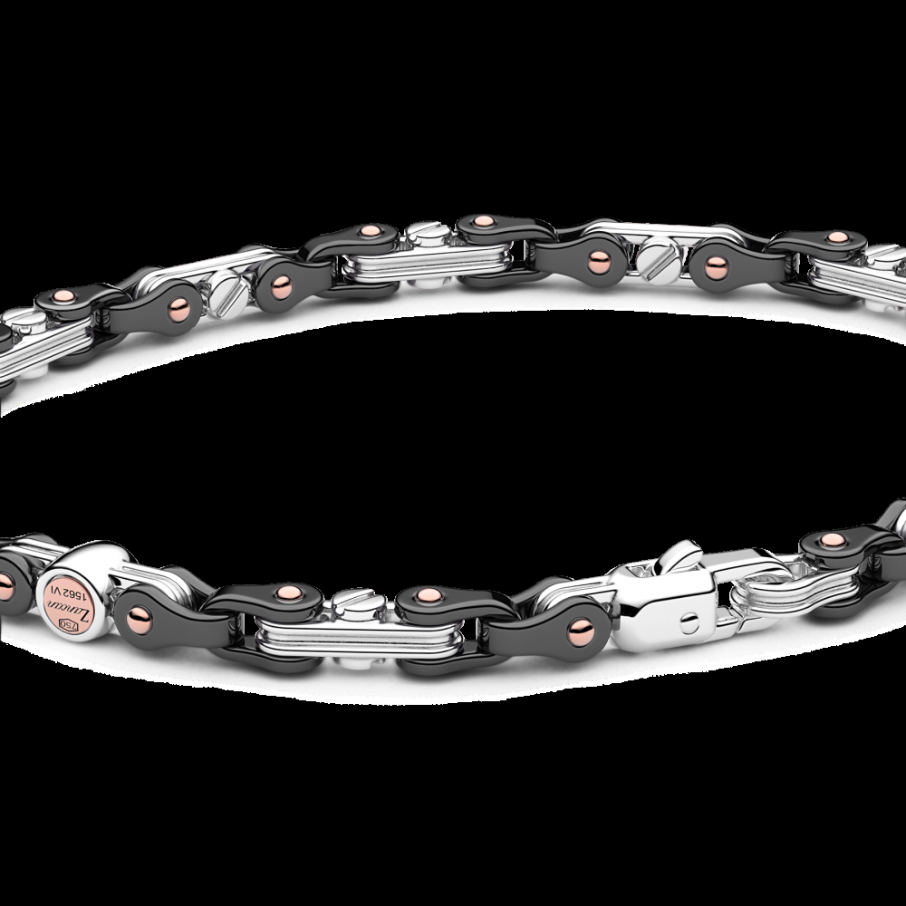 Zancan Bracciale Zancan in oro 18kt e ceramica nera Vendita