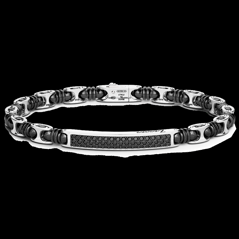 Zancan Bracciale Zancan in oro 18kt ceramica e diamanti Promozione