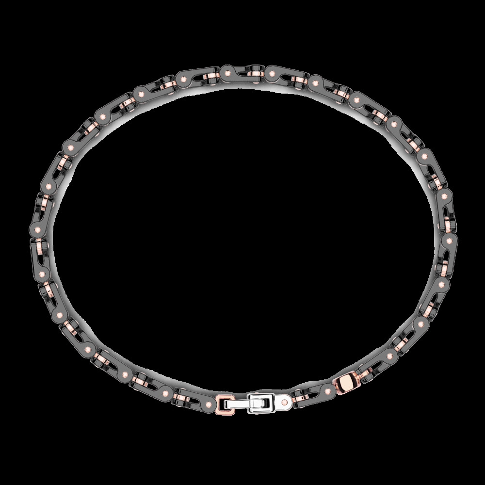 Zancan Bracciale Zancan in oro 18kt e ceramica nera Acquista Ora