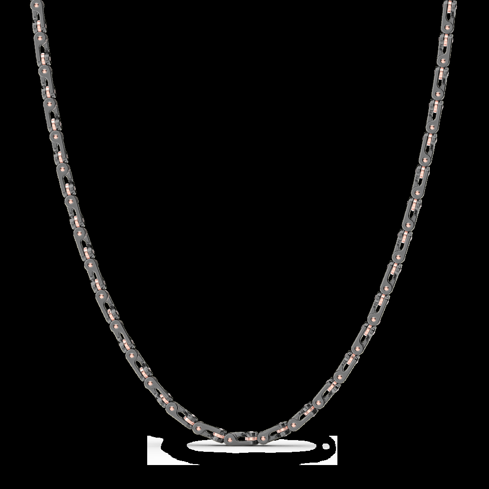 Zancan Collana Zancan in oro 18kt e ceramica nera Consegna Veloce