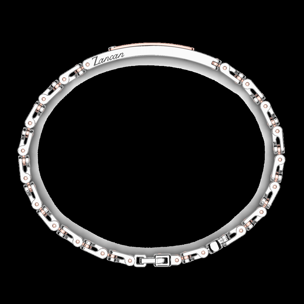 Zancan Bracciale Zancan in oro 18kt con diamanti neri Outlet