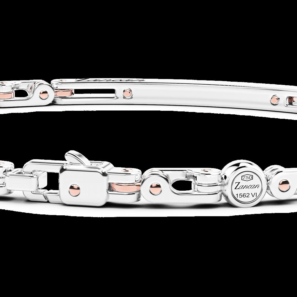 Zancan Bracciale Zancan in oro 18kt con diamanti neri Outlet