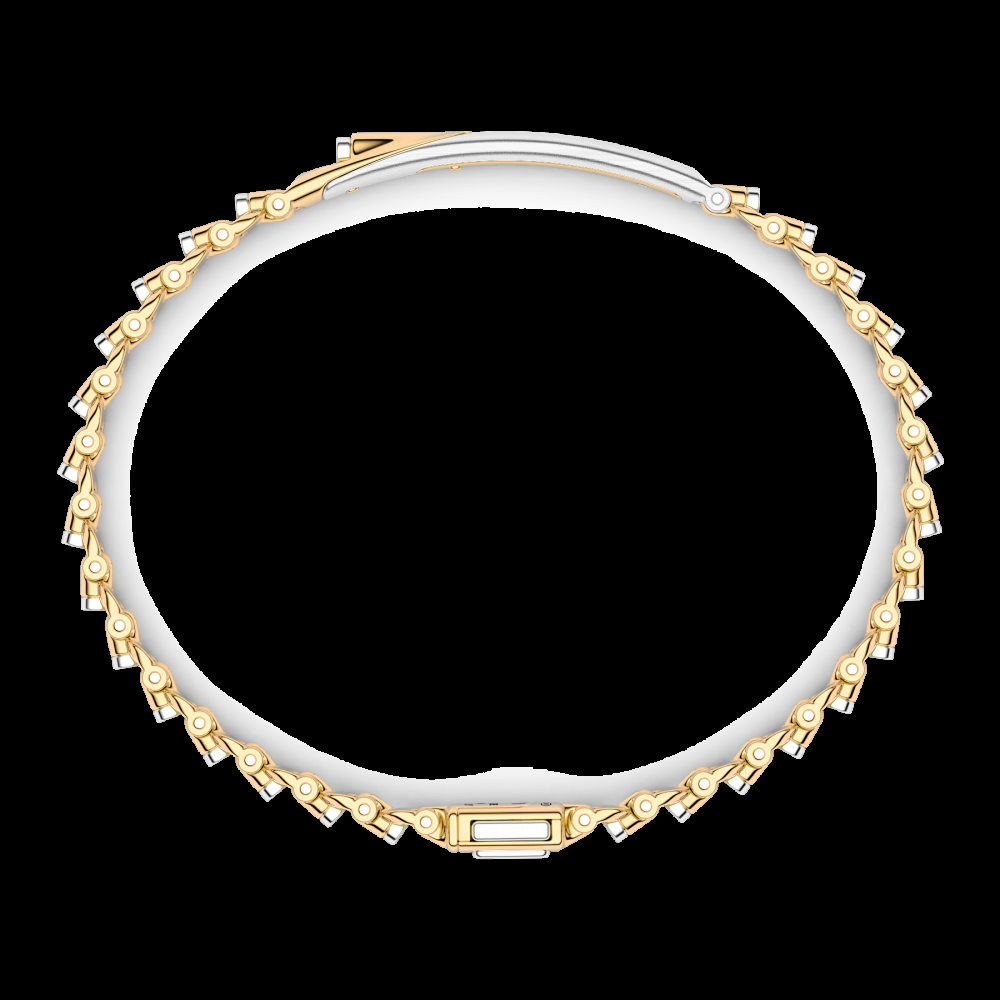 Zancan Bracciale Zancan in oro 18kt con targa centrale Offerte