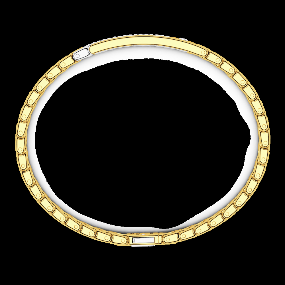 Zancan Bracciale Zancan in oro 18kt con targa e diamanti Moda
