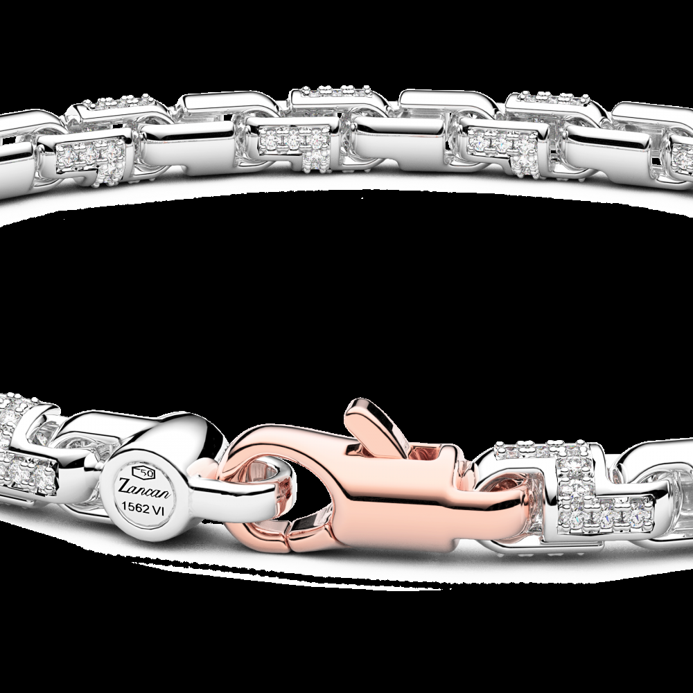 Zancan Bracciale Zancan in oro bianco 18kt e diamanti Spedizione gratuita