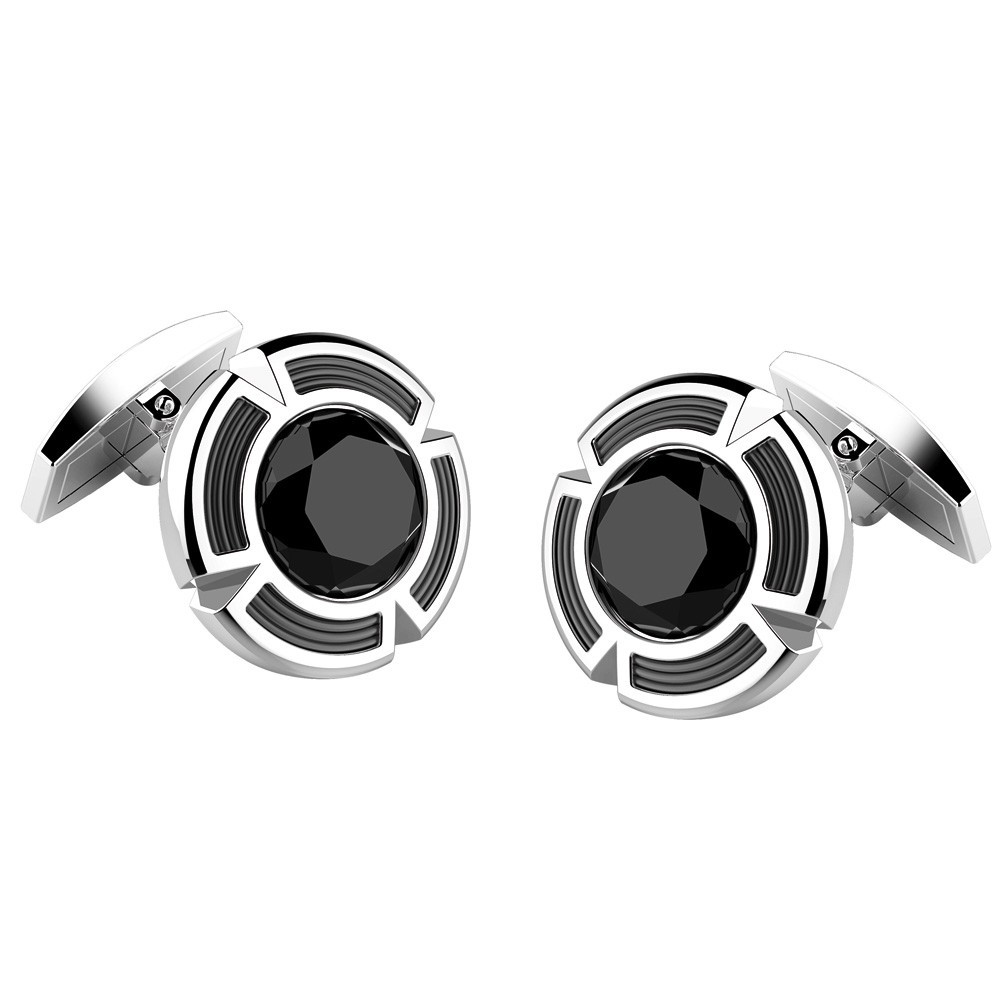 Zancan Gemelli in argento con onice Vendite stagionali