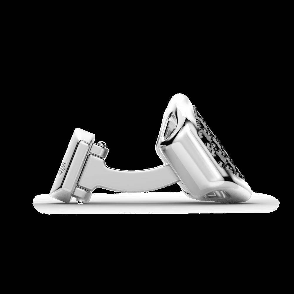 Zancan Gemelli Zancan in argento con pietre nere Nuovi prodotti