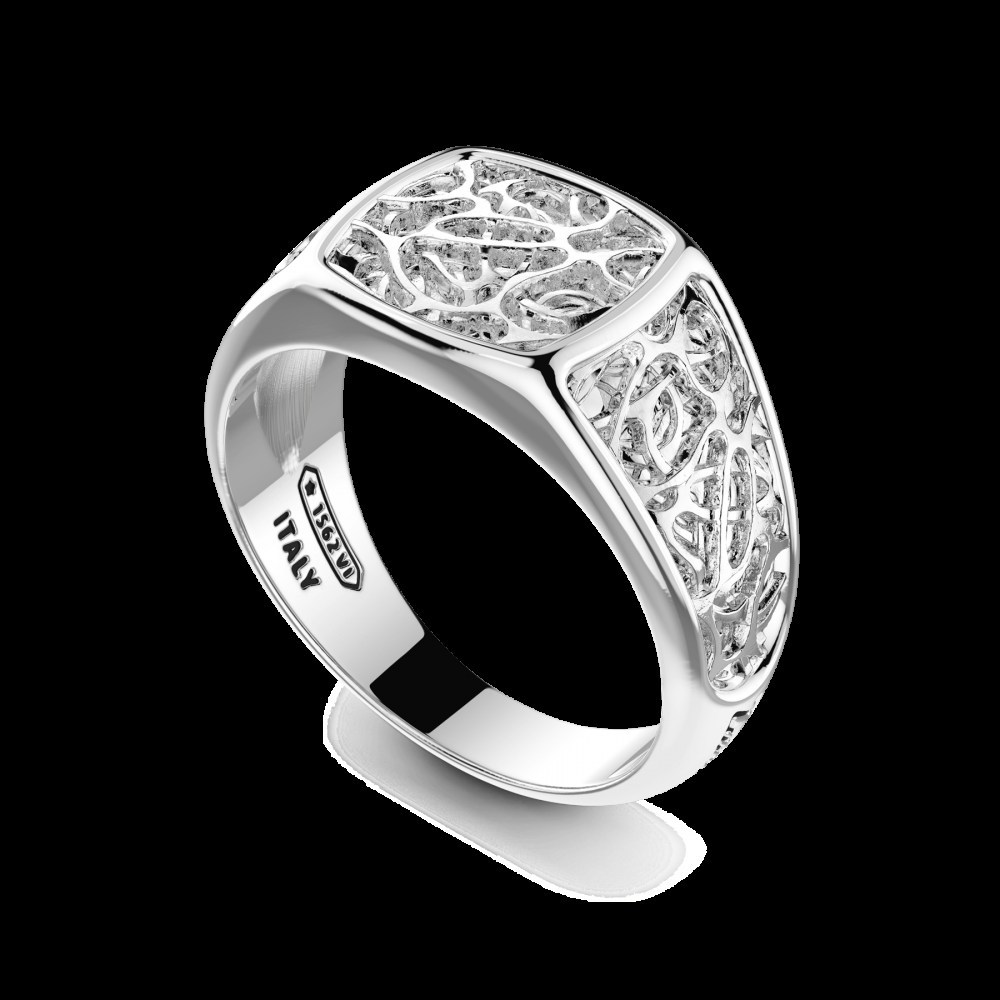 Zancan Anello chevalier Zancan in argento Pezzi Unici