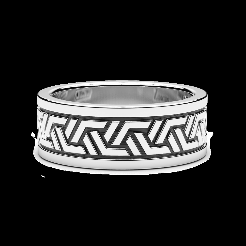 Zancan Anello a fascia Zancan in argento