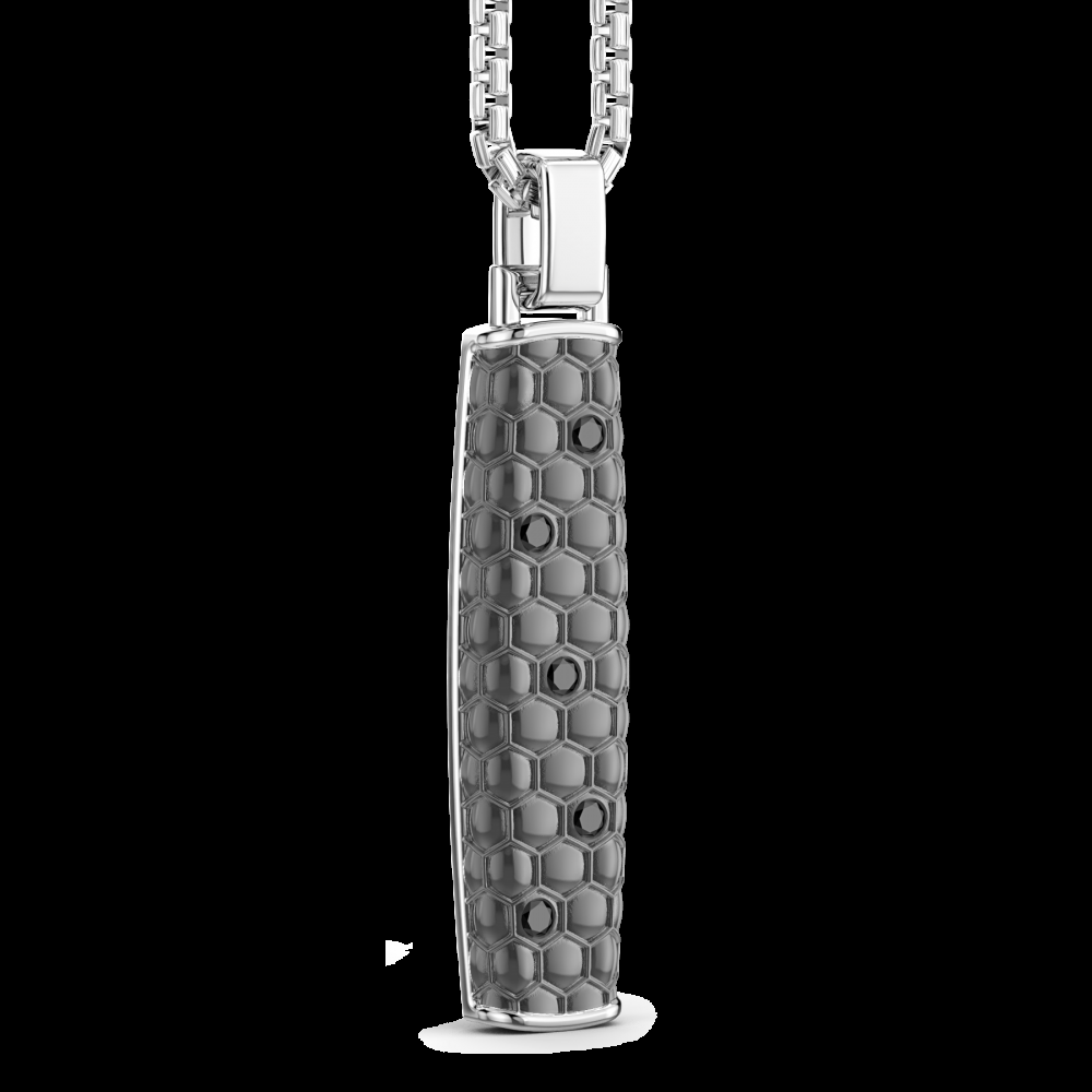 Zancan Collana Zancan in argento con pendente a stick Prezzo di fabbrica